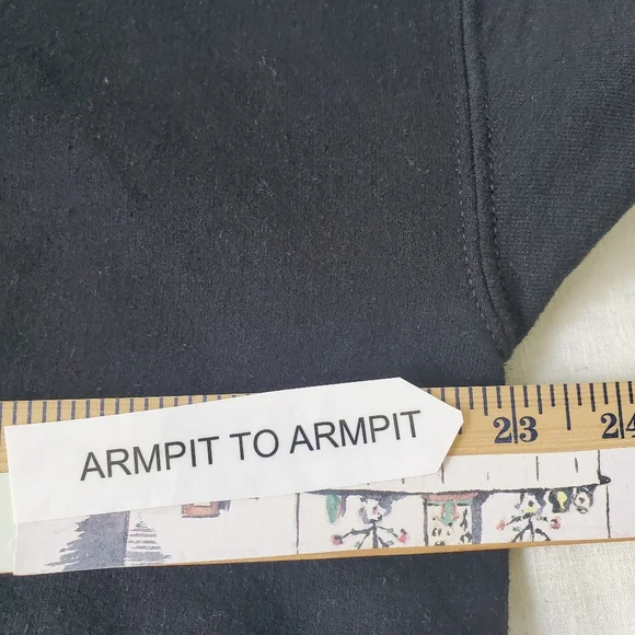 Unisex Black Cambridge University Preppy Sweatshirt Size L Cotton/Polyester - Picture 6 of 10